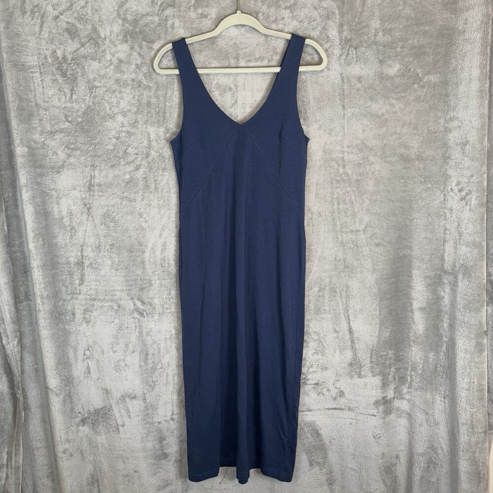 Pact Organic Cotton Midi Tank Dress Size Med Babydoll Casual Sustainable